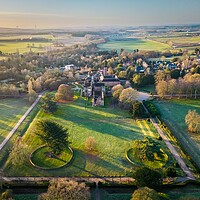 Buy canvas prints of Rufford Abbey by Apollo Aerial Photography