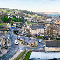 Buy canvas prints of Holmfirth by Apollo Aerial Photography