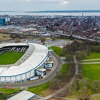 Buy canvas prints of The MKM Stadium  by Apollo Aerial Photography