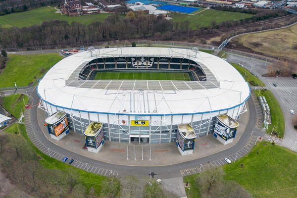 The MKM Stadium Picture Board by Apollo Aerial Photography