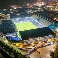 Buy canvas prints of Hillsborough Football Stadium by Apollo Aerial Photography