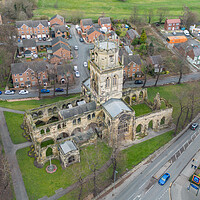 Buy canvas prints of All Saints Church Pontefract by Apollo Aerial Photography