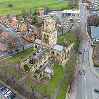 Buy canvas prints of All Saints Church Pontefract by Apollo Aerial Photography