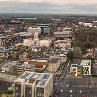 Buy canvas prints of Barnsley Cityscape by Apollo Aerial Photography