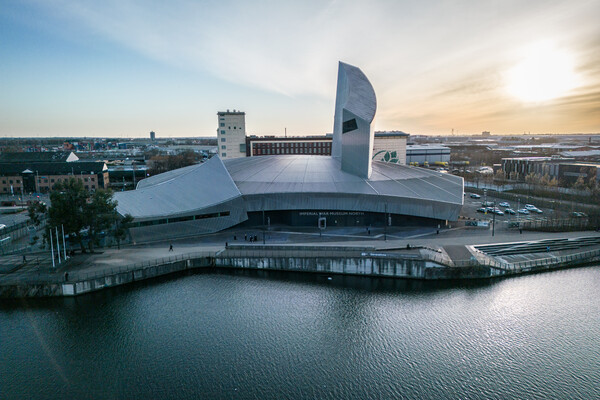 IWM North Salford Quays  Picture Board by Apollo Aerial Photography