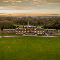 Buy canvas prints of Wentworth Woodhouse Sunset by Apollo Aerial Photography