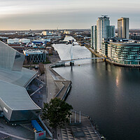 Buy canvas prints of Salford Quays by Apollo Aerial Photography