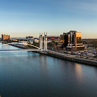 Buy canvas prints of Salford Quays by Apollo Aerial Photography