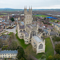 Buy canvas prints of Gloucester Cathedral by Apollo Aerial Photography