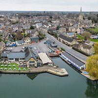 Buy canvas prints of Lechlade on Thames by Apollo Aerial Photography