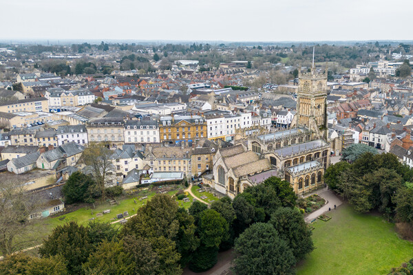 Cirencester From The Air Picture Board by Apollo Aerial Photography