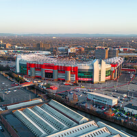Buy canvas prints of Old Trafford Manchester by Apollo Aerial Photography