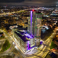 Buy canvas prints of The Dalek Building Leeds by Apollo Aerial Photography