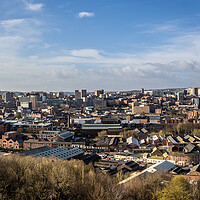 Buy canvas prints of Sheffield Cityscape Panorama by Apollo Aerial Photography