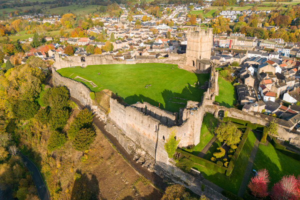 Richmond Castle North Yorkshire Picture Board by Apollo Aerial Photography