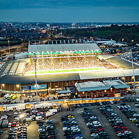 Buy canvas prints of Elland Road Football Stadium by Apollo Aerial Photography