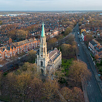 Buy canvas prints of Christ Church Doncaster by Apollo Aerial Photography