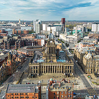 Buy canvas prints of Leeds Town Hall  by Apollo Aerial Photography