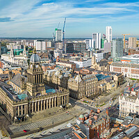 Buy canvas prints of Leeds City Centre by Apollo Aerial Photography