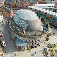 Buy canvas prints of Leeds Corn Exchange by Apollo Aerial Photography