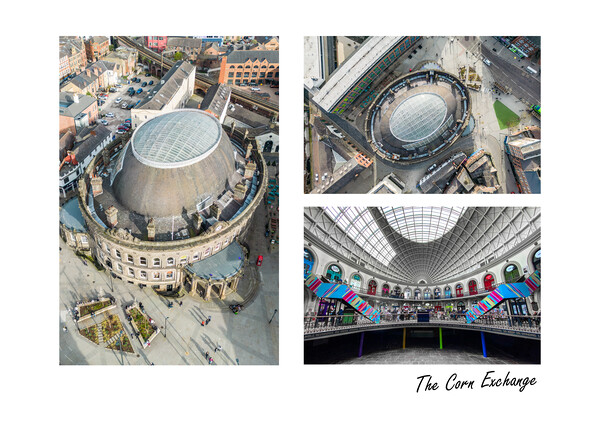 The Corn Exchange Picture Board by Apollo Aerial Photography