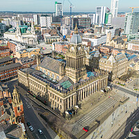 Buy canvas prints of Leeds Town Hall by Apollo Aerial Photography