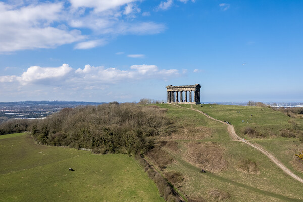 Penshaw Monument Picture Board by Apollo Aerial Photography