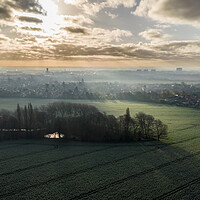 Buy canvas prints of Doncaster City View by Apollo Aerial Photography