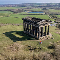 Buy canvas prints of Penshaw Monument by Apollo Aerial Photography