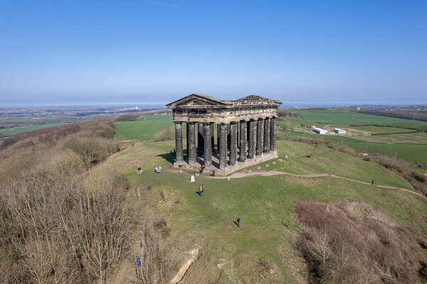 Penshaw Monument Aerial  Picture Board by Apollo Aerial Photography