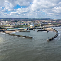 Buy canvas prints of Seaham Harbour Aerial by Apollo Aerial Photography