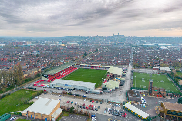 Sincil Bank Stadium Picture Board by Apollo Aerial Photography