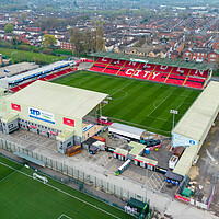 Buy canvas prints of Sincil Bank Stadium by Apollo Aerial Photography