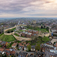 Buy canvas prints of Lincoln Castle by Apollo Aerial Photography