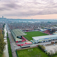 Buy canvas prints of Sincil Bank Stadium by Apollo Aerial Photography