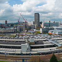 Buy canvas prints of Sheffield City Skyline  by Apollo Aerial Photography