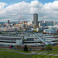 Buy canvas prints of Sheffield City Skyline  by Apollo Aerial Photography