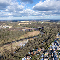 Buy canvas prints of Conisbrough Viaduct by Apollo Aerial Photography