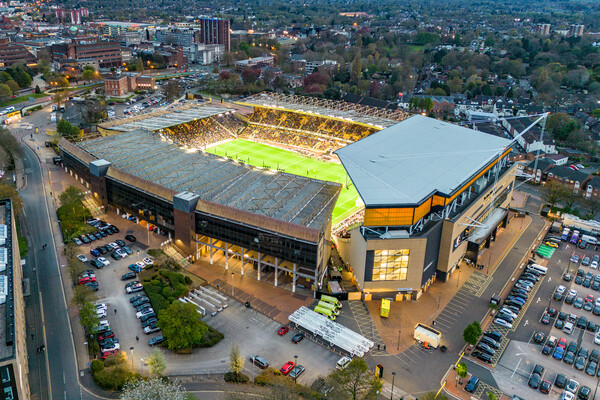 Wolverhampton Wanderers  Picture Board by Apollo Aerial Photography