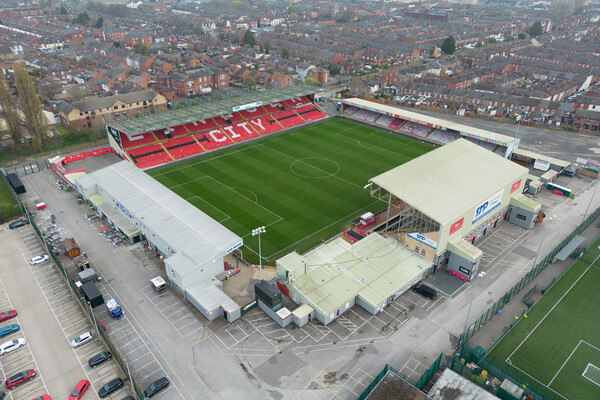 Sincil Bank Lincoln City Picture Board by Apollo Aerial Photography