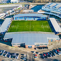 Buy canvas prints of Chesterfield Football Club by Apollo Aerial Photography
