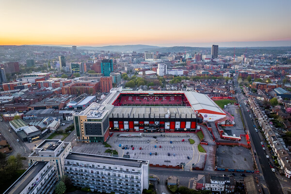 Bramall Lane Sheffield Utd Picture Board by Apollo Aerial Photography
