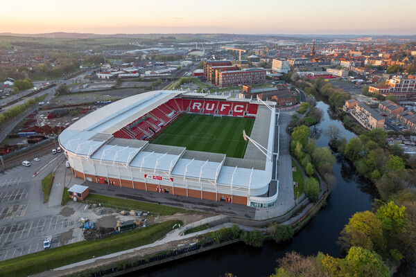 RUFC - New York Stadium Picture Board by Apollo Aerial Photography