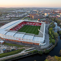 Buy canvas prints of RUFC - New York Stadium by Apollo Aerial Photography