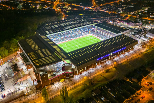 Villa Park Stadium Picture Board by Apollo Aerial Photography