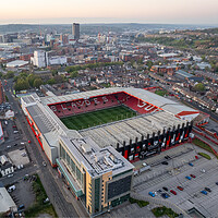 Buy canvas prints of Bramall Lane Sheffield Utd by Apollo Aerial Photography