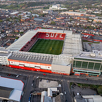 Buy canvas prints of Bramall Lane SUFC by Apollo Aerial Photography