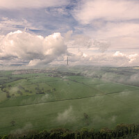 Buy canvas prints of Emley Moor Views by Apollo Aerial Photography