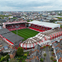 Buy canvas prints of The City Ground Nottingham by Apollo Aerial Photography