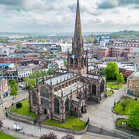 Buy canvas prints of Rotherham Minster  by Apollo Aerial Photography